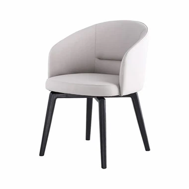 レストラン アメリー 木製・布張りダイニングアームチェア